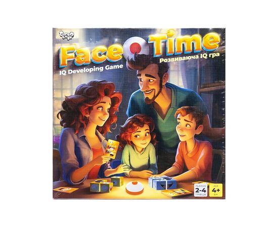 Настольная игра Danko Toys Развивающая IQ игра Face Time (укр.) (FT-01-01), изображение 2 Настольная игра Danko Toys Развивающая IQ игра Face Time (укр.) (FT-01-01), изображение 2