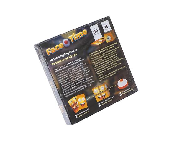 Настольная игра Danko Toys Развивающая IQ игра Face Time (укр.) (FT-01-01), изображение 3 Настольная игра Danko Toys Развивающая IQ игра Face Time (укр.) (FT-01-01), изображение 3