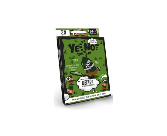 Настільна гра Danko Toys ТакНі. Шерлок (укр) (YEN-01-04U)