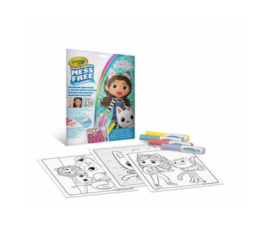 Набор для творчества Crayola Gabby's Dollhouse Розмальовка 18 сторінок та 4 фломастери (75-2861), изображение 2 Набор для творчества Crayola Gabby's Dollhouse Розмальовка 18 сторінок та 4 фломастери (75-2861), изображение 2