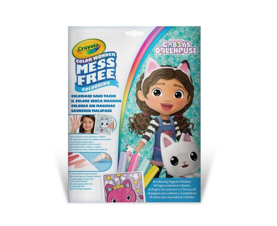 Набір для творчості Crayola Gabby's Dollhouse Розмальовка 18 сторінок та 4 фломастери (75-2861)