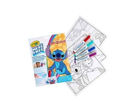 Набор для творчества Crayola Lilo and Stitch Розмальовка, 18 сторінок та 4 фломастери (75-2665), изображение 2 Набор для творчества Crayola Lilo and Stitch Розмальовка, 18 сторінок та 4 фломастери (75-2665), изображение 2