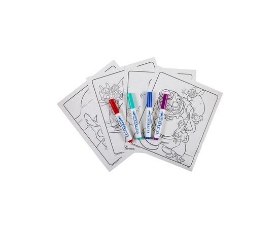 Набор для творчества Crayola Lilo and Stitch Розмальовка, 18 сторінок та 4 фломастери (75-2665), изображение 4 Набор для творчества Crayola Lilo and Stitch Розмальовка, 18 сторінок та 4 фломастери (75-2665), изображение 4