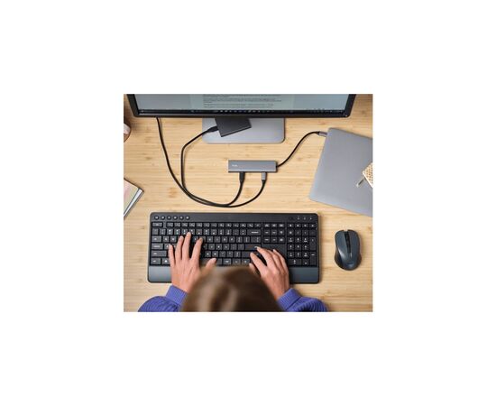 Концентратор Trust USB-C to 5xUSB-C aluminium 0.1m grey (25136_TRUST), изображение 2 Концентратор Trust USB-C to 5xUSB-C aluminium 0.1m grey (25136_TRUST), изображение 2