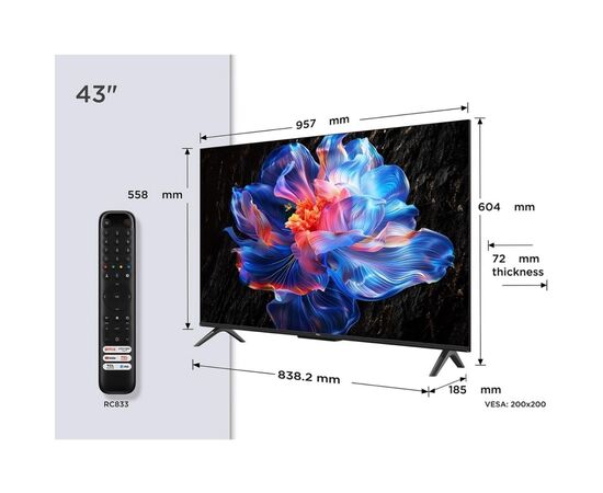 Телевизор TCL 43P6K, изображение 10 Телевизор TCL 43P6K, изображение 10
