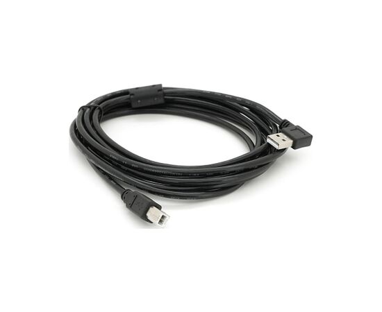 Кабель для принтера USB 2.0 AM/BM 2.0m 90° corner black Ritar (YT-AM/BM90°-2.0B)