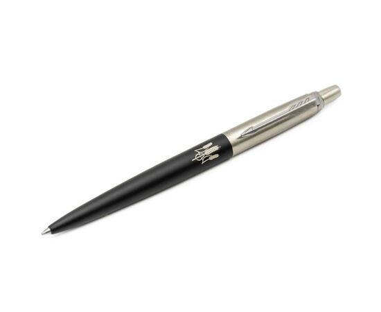 Ручка шариковая Parker JOTTER 17 UKRAINE Бонд Street Black CT BP Трезубец из колосков (16232_T059w), изображение 3 Ручка шариковая Parker JOTTER 17 UKRAINE Бонд Street Black CT BP Трезубец из колосков (16232_T059w), изображение 3