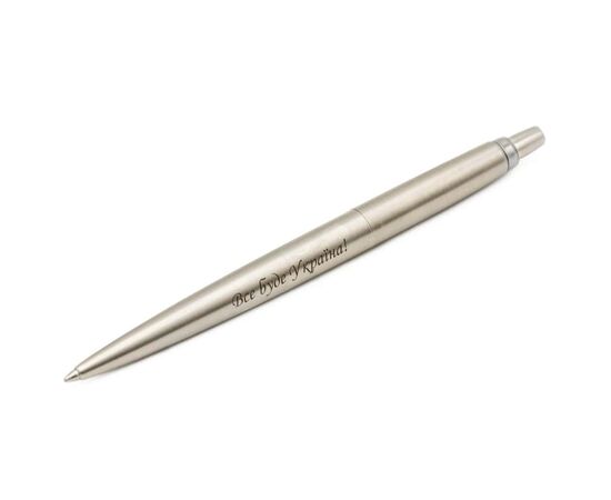Ручка шариковая Parker JOTTER 17 UKRAINE SS CT BP Трезубец + Все будет Украина! (16132_T214b), изображение 4 Ручка шариковая Parker JOTTER 17 UKRAINE SS CT BP Трезубец + Все будет Украина! (16132_T214b), изображение 4