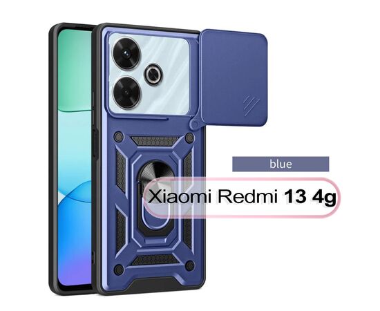 Чохол до мобільного телефона BeCover Military Xiaomi Redmi 13 Blue (711552)