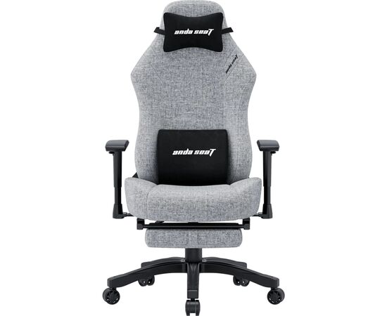 Кресло игровое Anda Seat Fabric Luna Pro Size L Gray (AD18T-44-G-F), изображение 2 Кресло игровое Anda Seat Fabric Luna Pro Size L Gray (AD18T-44-G-F), изображение 2