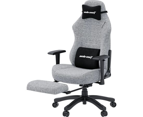 Кресло игровое Anda Seat Fabric Luna Pro Size L Gray (AD18T-44-G-F), изображение 4 Кресло игровое Anda Seat Fabric Luna Pro Size L Gray (AD18T-44-G-F), изображение 4