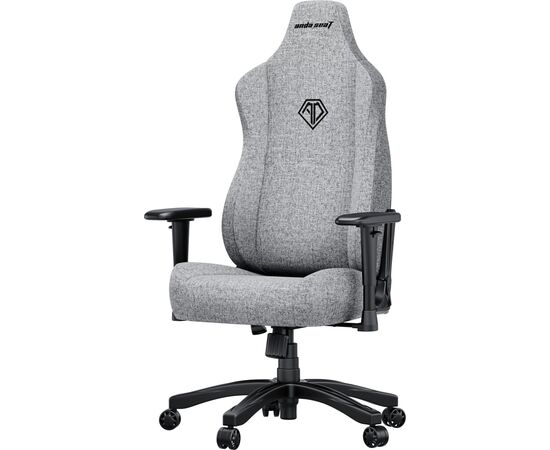 Кресло игровое Anda Seat Fabric Novis Size L Gray (AD23-L-01-G-F), изображение 3 Кресло игровое Anda Seat Fabric Novis Size L Gray (AD23-L-01-G-F), изображение 3