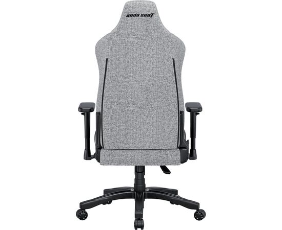 Кресло игровое Anda Seat Fabric Novis Size L Gray (AD23-L-01-G-F), изображение 7 Кресло игровое Anda Seat Fabric Novis Size L Gray (AD23-L-01-G-F), изображение 7