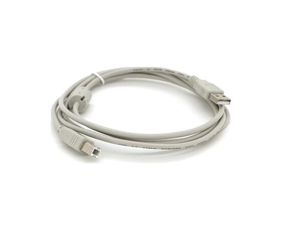 Кабель для принтера USB 2.0 AM/BM 1.8m ferrite white Voltronic (YT-AM/BM-1.8W)