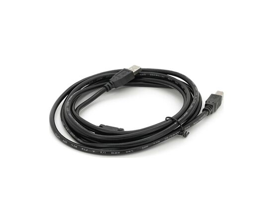 Кабель для принтера USB 2.0 AM/BM 3.0m ferrite black Voltronic (YT-AM/BM-3.0BB), изображение 2 Кабель для принтера USB 2.0 AM/BM 3.0m ferrite black Voltronic (YT-AM/BM-3.0BB), изображение 2