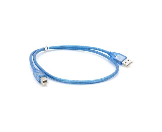 Кабель для принтера USB 2.0 AM/BM 0.5m blue Ritar (YT-AM/BM-0.5TBL), изображение 2 Кабель для принтера USB 2.0 AM/BM 0.5m blue Ritar (YT-AM/BM-0.5TBL), изображение 2
