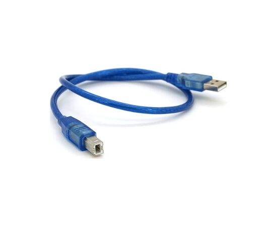 Кабель для принтера USB 2.0 AM/BM 0.5m blue Ritar (YT-AM/BM-0.5TBL)