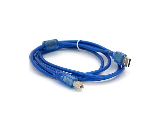 Кабель для принтера USB 2.0 AM/BM 1.8m ferrite blue Ritar (YT-AM/BM-1.8TBL)