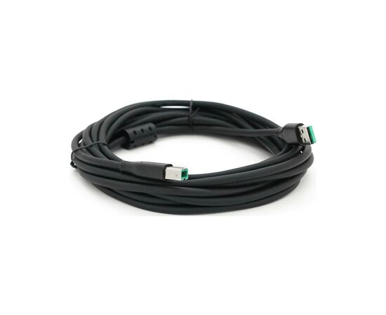 Кабель для принтера USB 2.0 AM/BM 5.0m ferrite black VEGGIEG (V-U207)