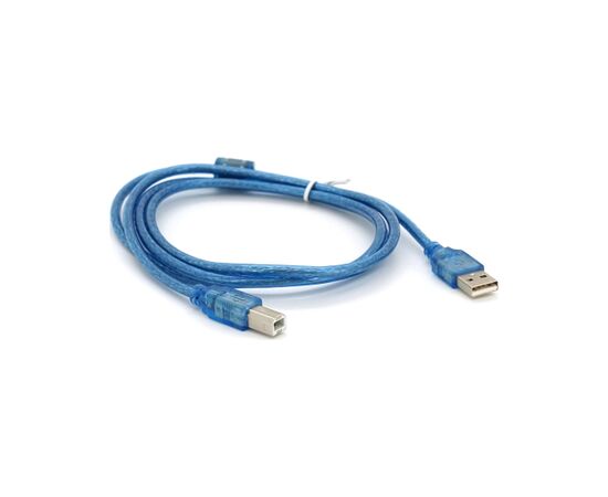 Кабель для принтера USB 2.0 AM/BM 1.5m ferrite blue Ritar (YT-AM/BM-1.5TTR)