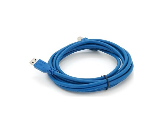 Кабель для принтера USB 3.0 AM/BM 3.0m blue Voltronic (YT-3.0AM\BM-3.0BL), изображение 2 Кабель для принтера USB 3.0 AM/BM 3.0m blue Voltronic (YT-3.0AM\BM-3.0BL), изображение 2