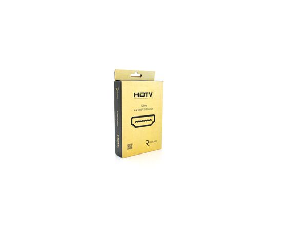 Кабель мультимедійний HDMI M to HDMI M 1.5m V1.4 4K black Ritar (HDMI(M)/(M)V1.4-1.5m-348B), зображення 2 Кабель мультимедійний HDMI M to HDMI M 1.5m V1.4 4K black Ritar (HDMI(M)/(M)V1.4-1.5m-348B), зображення 2