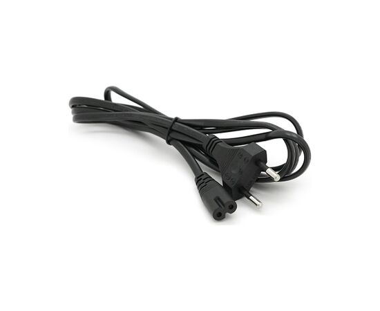 Кабель живлення C7 1.8m 0.5mm2 black Voltronic (PC-184/2 CEE7/16-C7-CCA18)