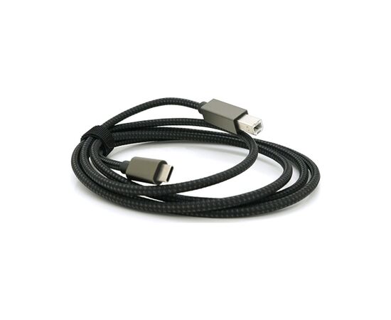 Кабель для принтера USB-C 2.0 to BM 1.5m black Voltronic (Type-C/printer1.5), изображение 2 Кабель для принтера USB-C 2.0 to BM 1.5m black Voltronic (Type-C/printer1.5), изображение 2