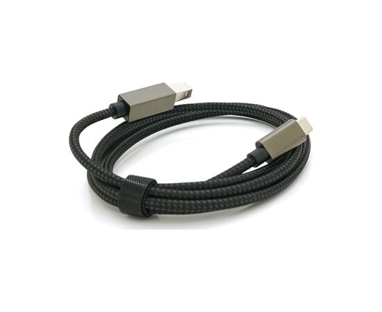 Кабель для принтера USB-C 2.0 to BM 1.5m black Voltronic (Type-C/printer1.5)