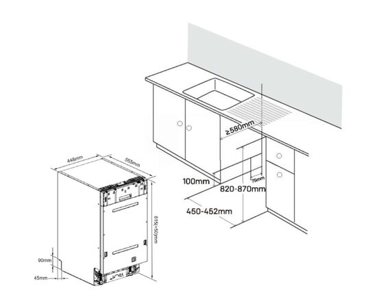 Посудомийна машина Edler EBD-6020P, зображення 5 Посудомийна машина Edler EBD-6020P, зображення 5