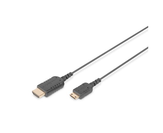Кабель мультимедийный HDMI M to HDMI mini M 2.0m black Digitus (DB-330121-020-S)