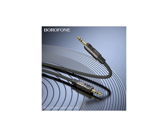 Кабель мультимедийный 3.5mm M to 3.5mm M 1.0m black BOROFONE (6941991117725), изображение 4 Кабель мультимедийный 3.5mm M to 3.5mm M 1.0m black BOROFONE (6941991117725), изображение 4