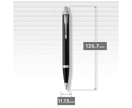 Ручка кулькова Parker IM 17 Matte Black CT BP блістер (26 136), зображення 4 Ручка кулькова Parker IM 17 Matte Black CT BP блістер (26 136), зображення 4