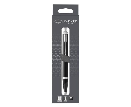 Ручка шариковая Parker IM 17 Matte Black CT BP блистер (26 136)