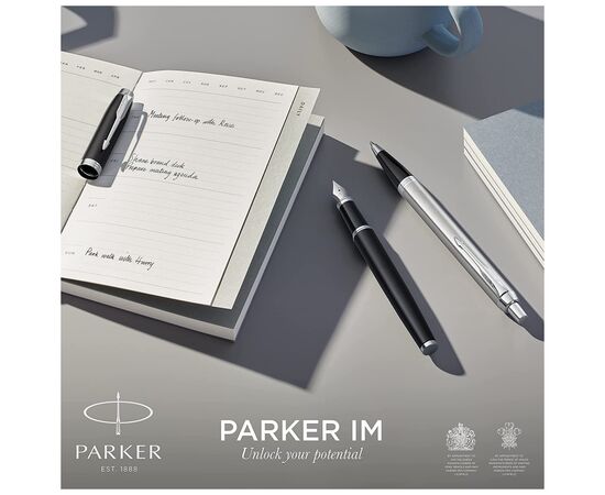 Ручка кулькова Parker IM 17 Stainless Steel CT BP блістер (26 236), зображення 4 Ручка кулькова Parker IM 17 Stainless Steel CT BP блістер (26 236), зображення 4