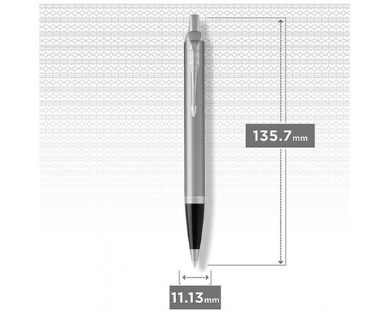 Ручка кулькова Parker IM 17 Stainless Steel CT BP блістер (26 236), зображення 5 Ручка кулькова Parker IM 17 Stainless Steel CT BP блістер (26 236), зображення 5