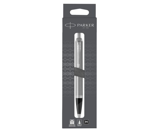 Ручка шариковая Parker IM 17 Stainless Steel CT BP блистер (26 236)