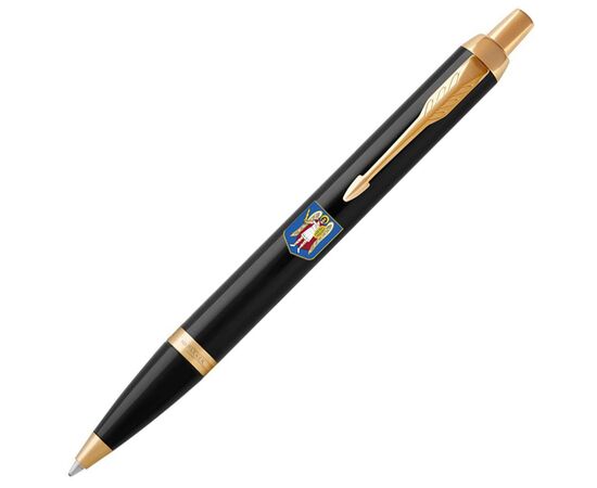 Ручка шариковая Parker IM 17 CITY Black GT BP Герб Киева + блокнот Parker + подар.упак. GIFT24 (22032b24_C0010u), изображение 5 Ручка шариковая Parker IM 17 CITY Black GT BP Герб Киева + блокнот Parker + подар.упак. GIFT24 (22032b24_C0010u), изображение 5