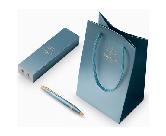 Ручка кулькова Parker IM 17 Rituals Turquoise Green GT BP + Пакет Parker Rituals (29 132), зображення 5 Ручка кулькова Parker IM 17 Rituals Turquoise Green GT BP + Пакет Parker Rituals (29 132), зображення 5
