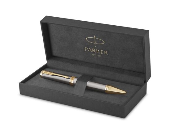 Ручка шариковая Parker INGENUITY Grey Lacquer GT BP (60 432), изображение 3 Ручка шариковая Parker INGENUITY Grey Lacquer GT BP (60 432), изображение 3