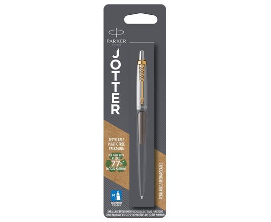 Ручка шариковая Parker JOTTER 17 Grey Lacquer GT BP блистер (14 236)