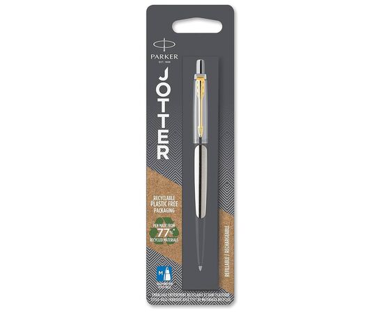 Ручка шариковая Parker JOTTER 17 SS GT BP блистер (16 036)