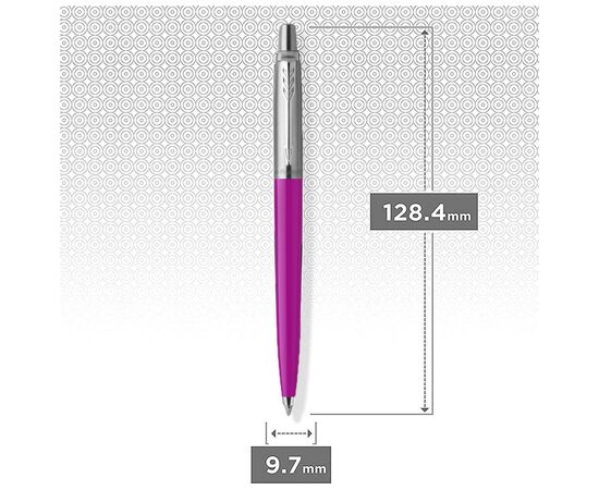 Ручка шариковая Parker JOTTER 17 Originals Magenta CT BP в Eco упаковке (15 532e), изображение 4 Ручка шариковая Parker JOTTER 17 Originals Magenta CT BP в Eco упаковке (15 532e), изображение 4