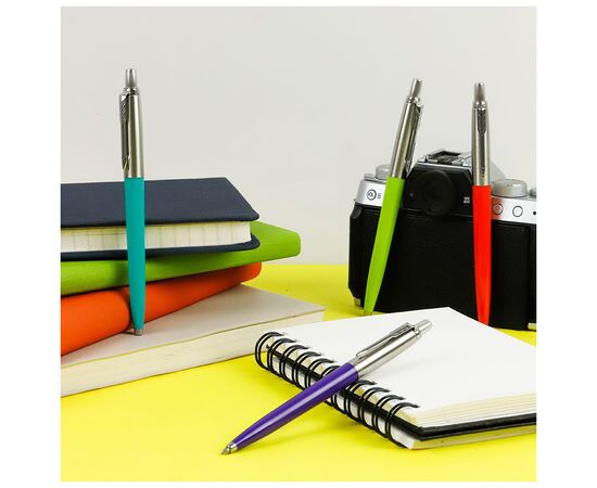 Ручка шариковая Parker JOTTER 17 Originals 80s Vermilon CT BP + Indigo CT BP блистер (15 996_BRED_2597), изображение 5 Ручка шариковая Parker JOTTER 17 Originals 80s Vermilon CT BP + Indigo CT BP блистер (15 996_BRED_2597), изображение 5