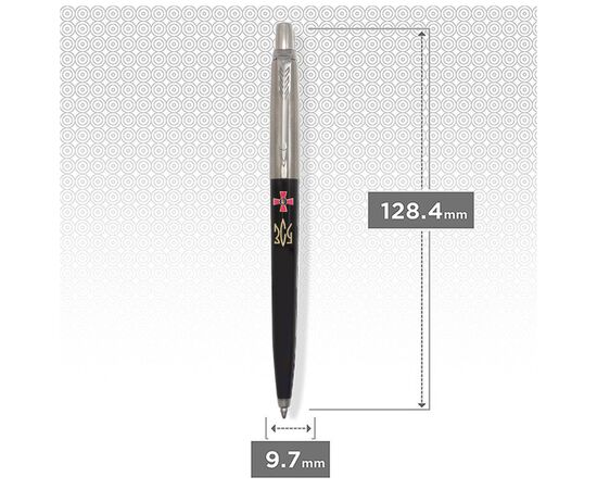 Ручка шариковая Parker JOTTER 17 Originals ARMY Black CT BP Эмблема ВСУ + Трезубец ВСУ золот. (15632_W1015u), изображение 3 Ручка шариковая Parker JOTTER 17 Originals ARMY Black CT BP Эмблема ВСУ + Трезубец ВСУ золот. (15632_W1015u), изображение 3