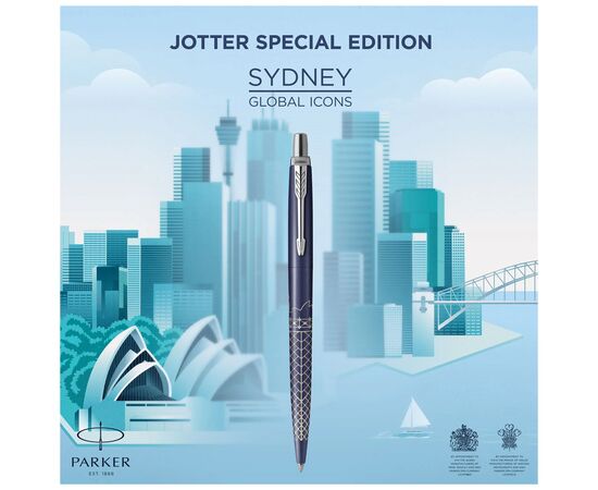 Ручка кулькова Parker JOTTER 17 SE Sydney Blue CT BP (19 732), зображення 4 Ручка кулькова Parker JOTTER 17 SE Sydney Blue CT BP (19 732), зображення 4