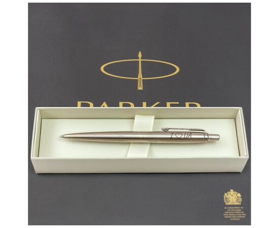 Ручка шариковая Parker JOTTER 17 UKRAINE SS CT BP I Love UA (16132_T207b), изображение 5 Ручка шариковая Parker JOTTER 17 UKRAINE SS CT BP I Love UA (16132_T207b), изображение 5
