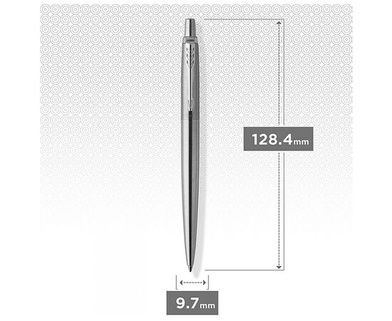 Ручка шариковая Parker JOTTER 17 UKRAINE SS CT BP Трезубец ВСУ (глад.) (16132_T039t), изображение 4 Ручка шариковая Parker JOTTER 17 UKRAINE SS CT BP Трезубец ВСУ (глад.) (16132_T039t), изображение 4