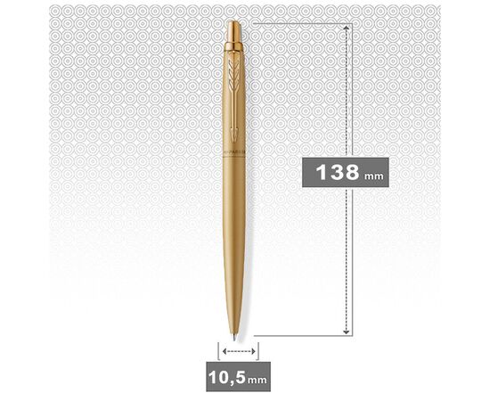 Ручка шариковая Parker JOTTER 17 XL Monochrome Gold GT BP блистер (12 536), изображение 4 Ручка шариковая Parker JOTTER 17 XL Monochrome Gold GT BP блистер (12 536), изображение 4
