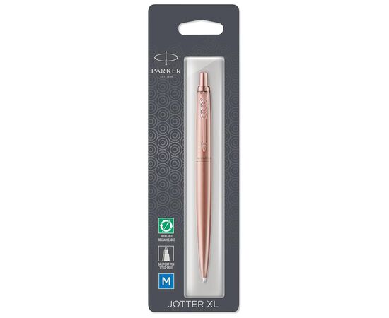 Ручка шариковая Parker JOTTER 17 XL Monochrome Pink Gold PGT BP блистер (12 636)